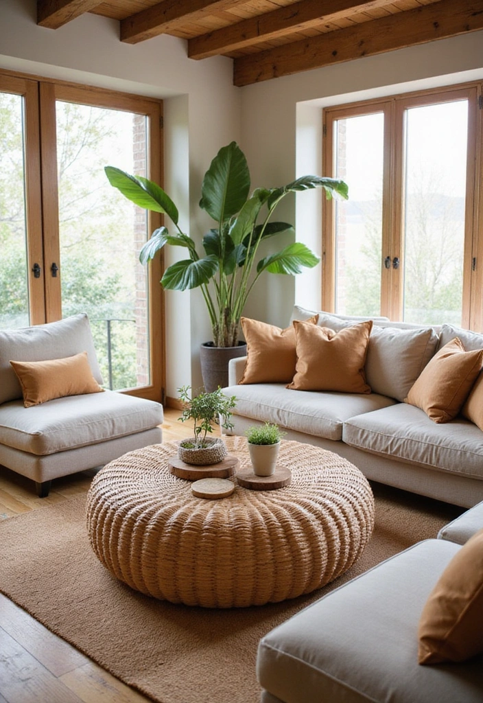 Natural Materials in Minimalist Decor