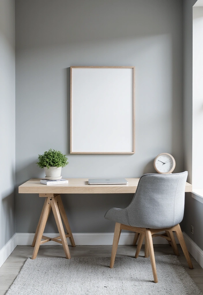 Monochromatic Accents in Minimalist Decor