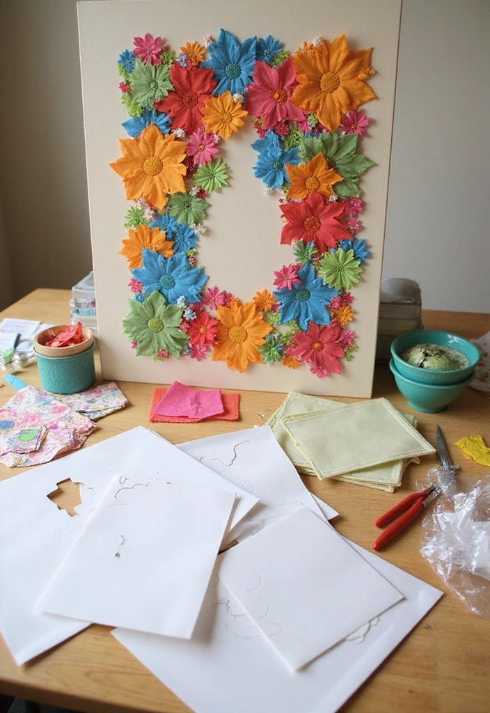 DIY Fabric Wall Art Kits