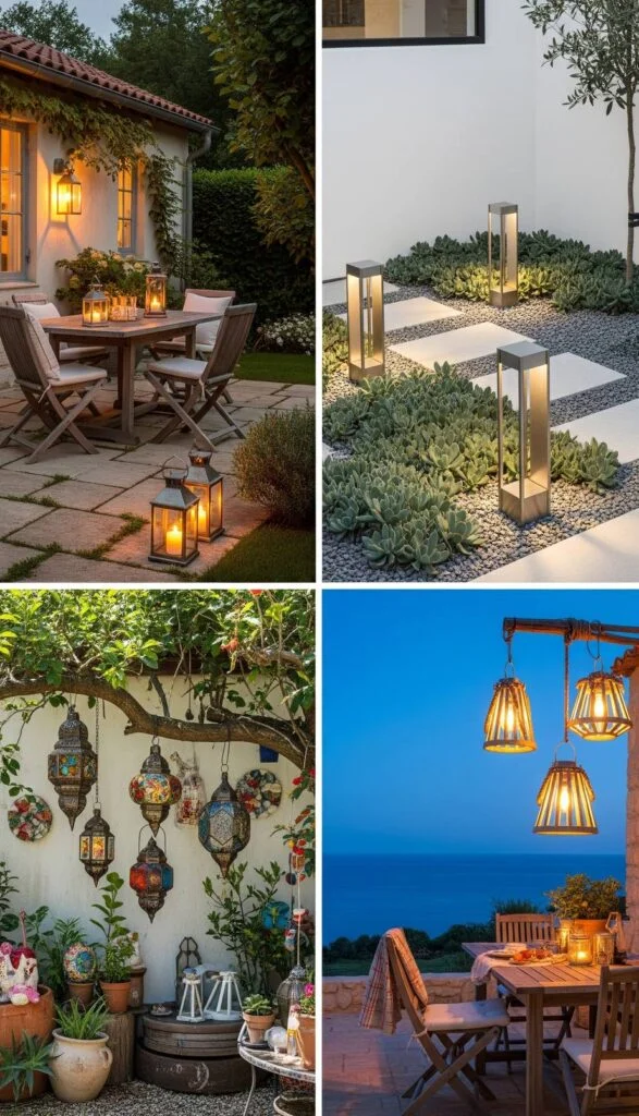 Matching Lanterns to Your Backyard's Style