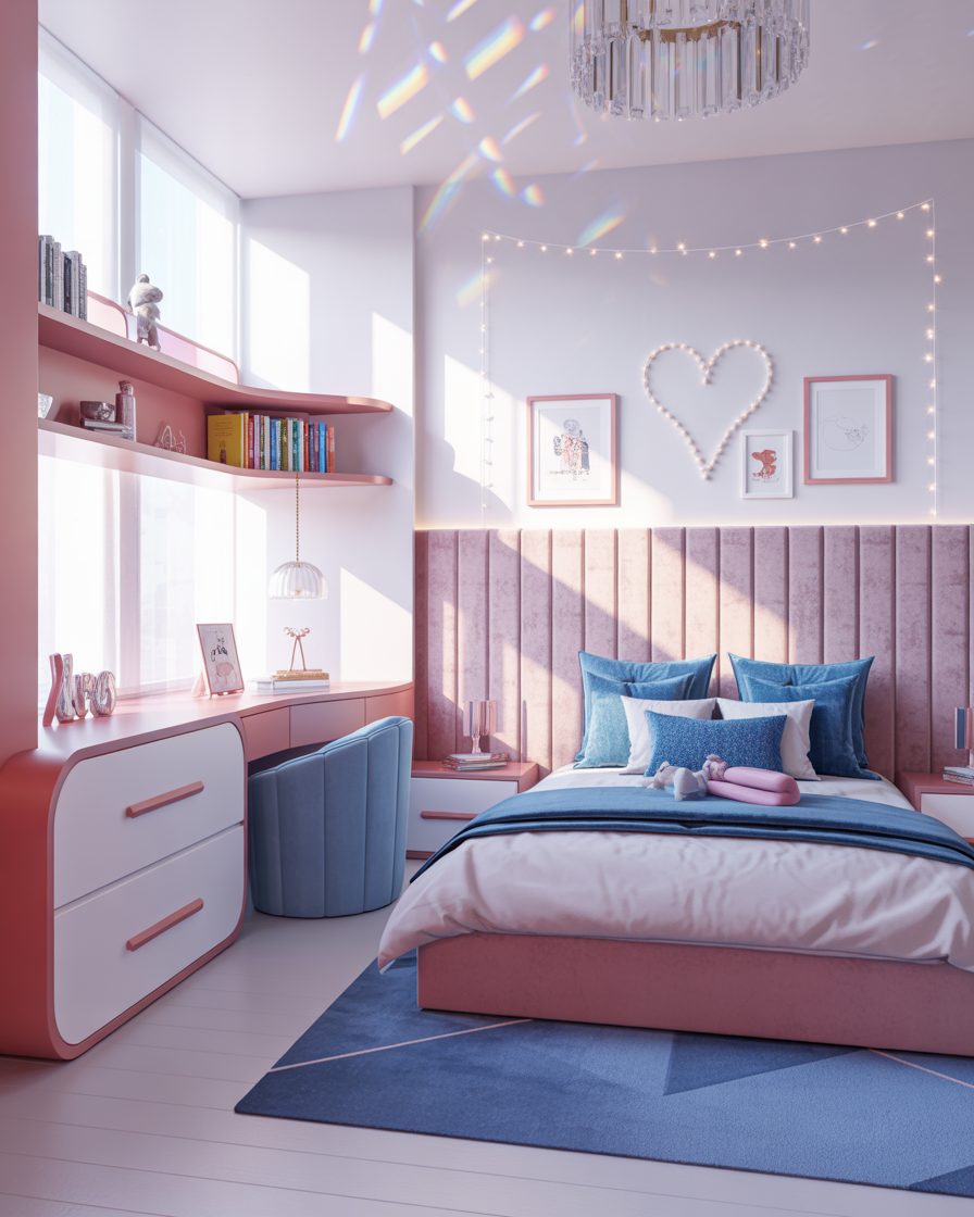 Barbie glam kids bedroom