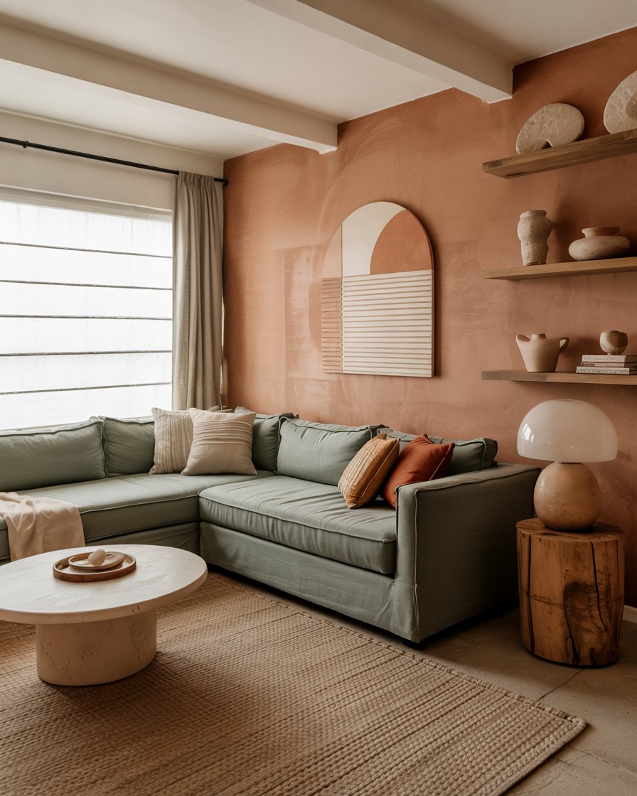 Seafoam Sectional Sofa