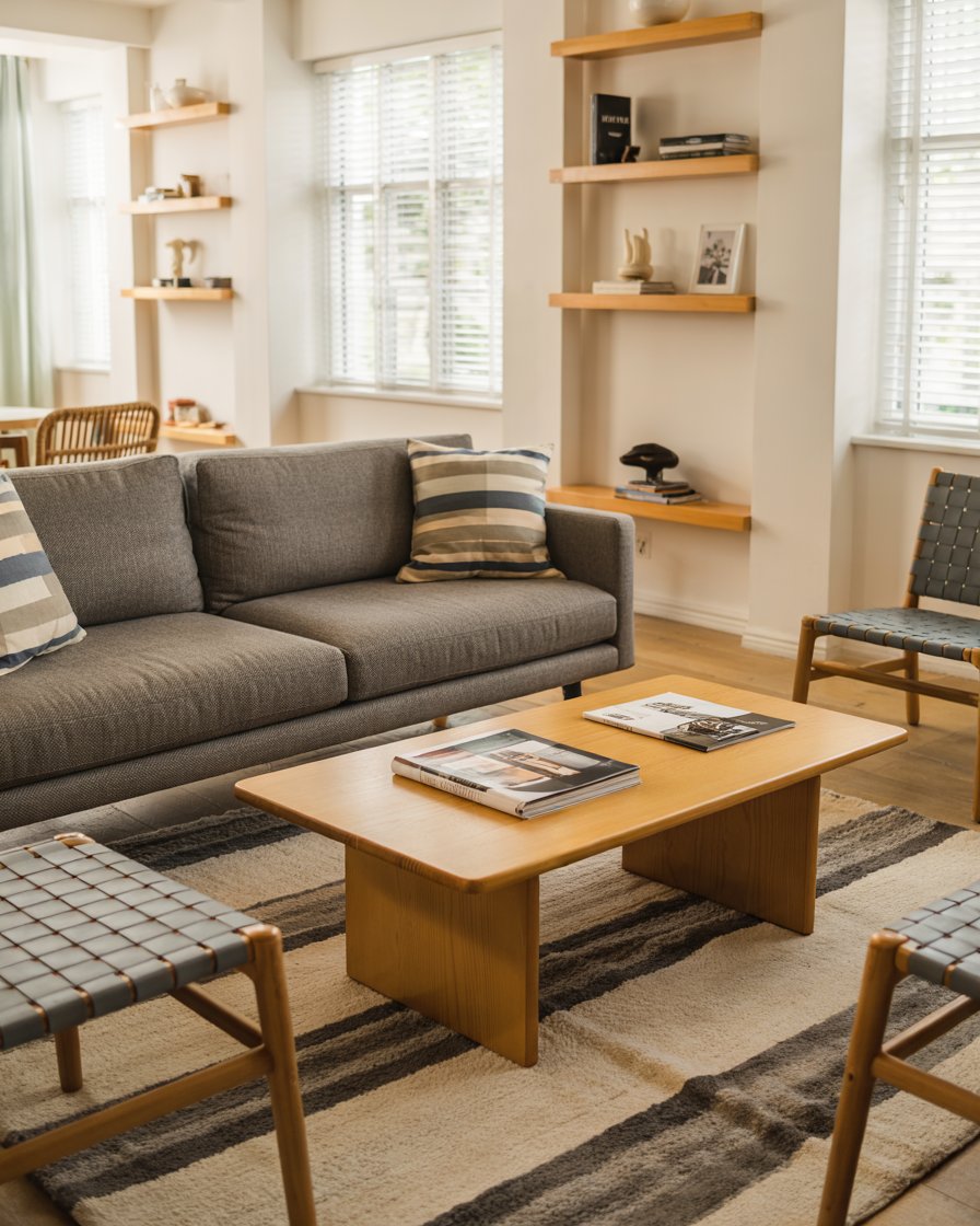 Scandinavian Coastal Living Room