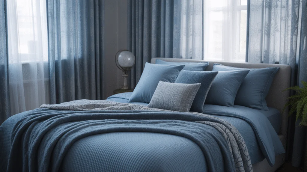 Elegant Grey Master Bedroom