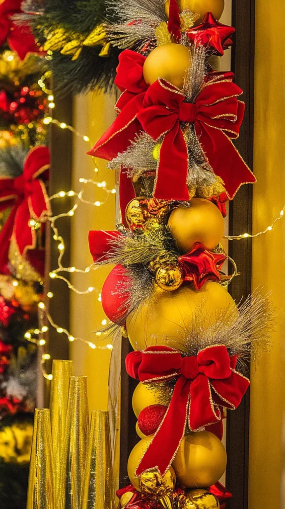 Red and Yellow Christmas Tree