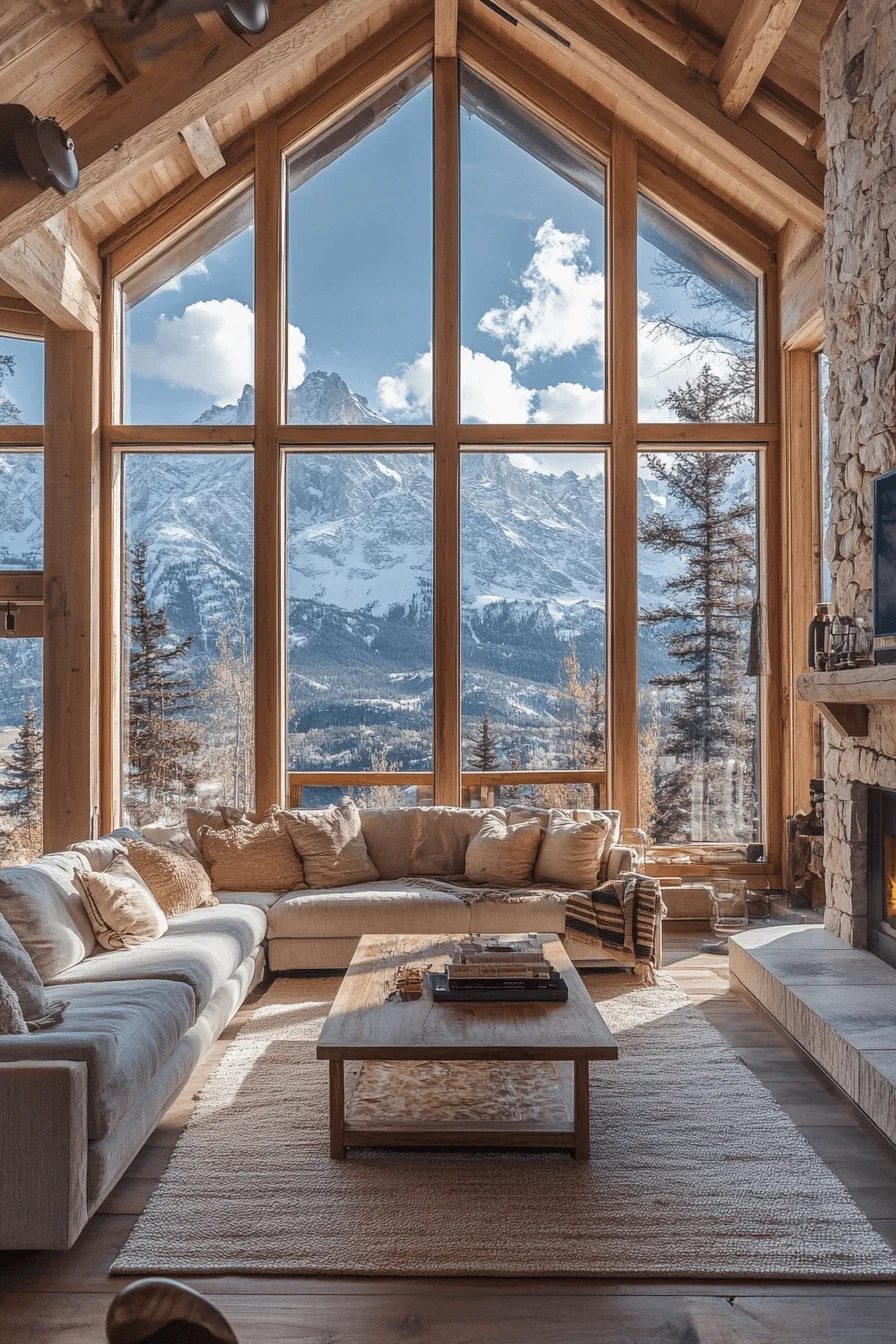 Alpine Cabin Living Room