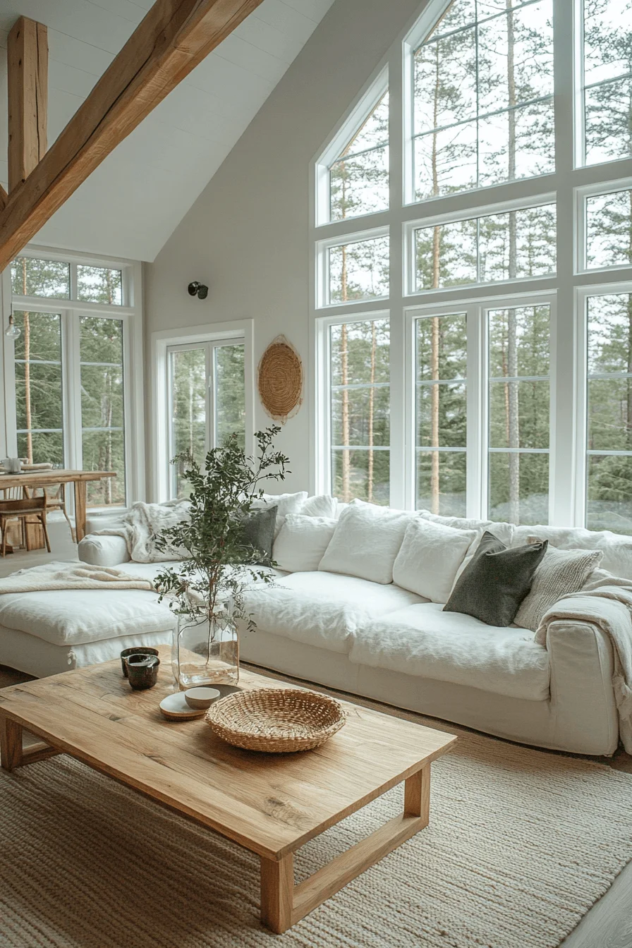 Airy Cabin Living Room