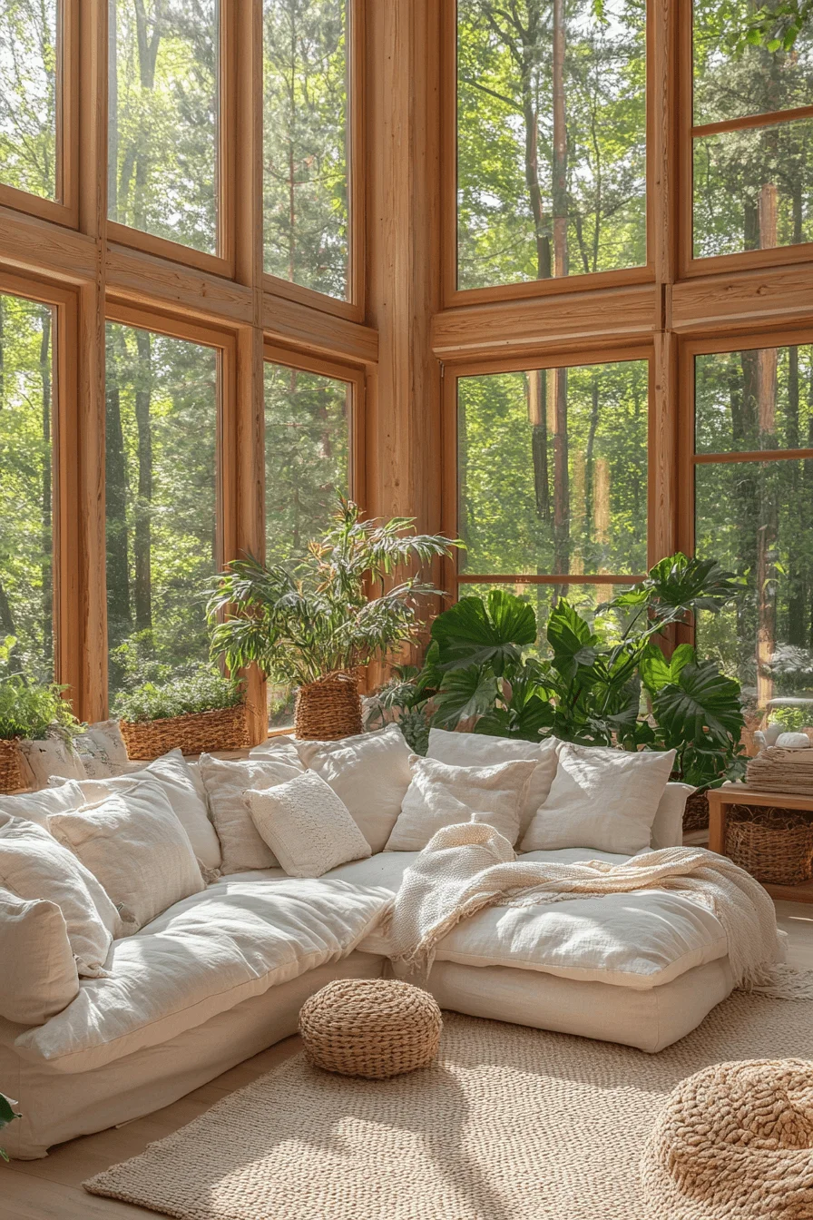 Daylight Timber Cabin Living Room