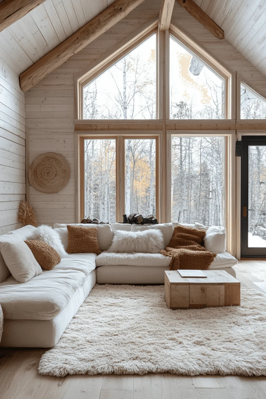 Streamlined Cabin Living Room