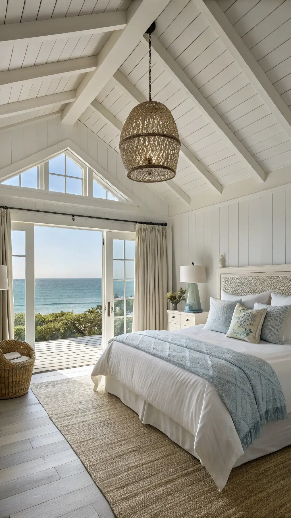 Bright and airy coastal living space Bright and airy coastal living space