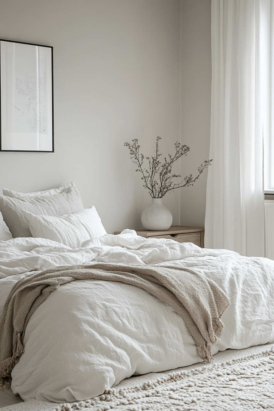 Minimalist Design with Colorful Accents Minimalist Design with Colorful Accents