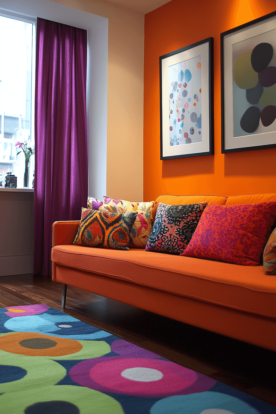 Bold Color Experiments for Small Apartments Bold Color Experiments for Small Apartments
