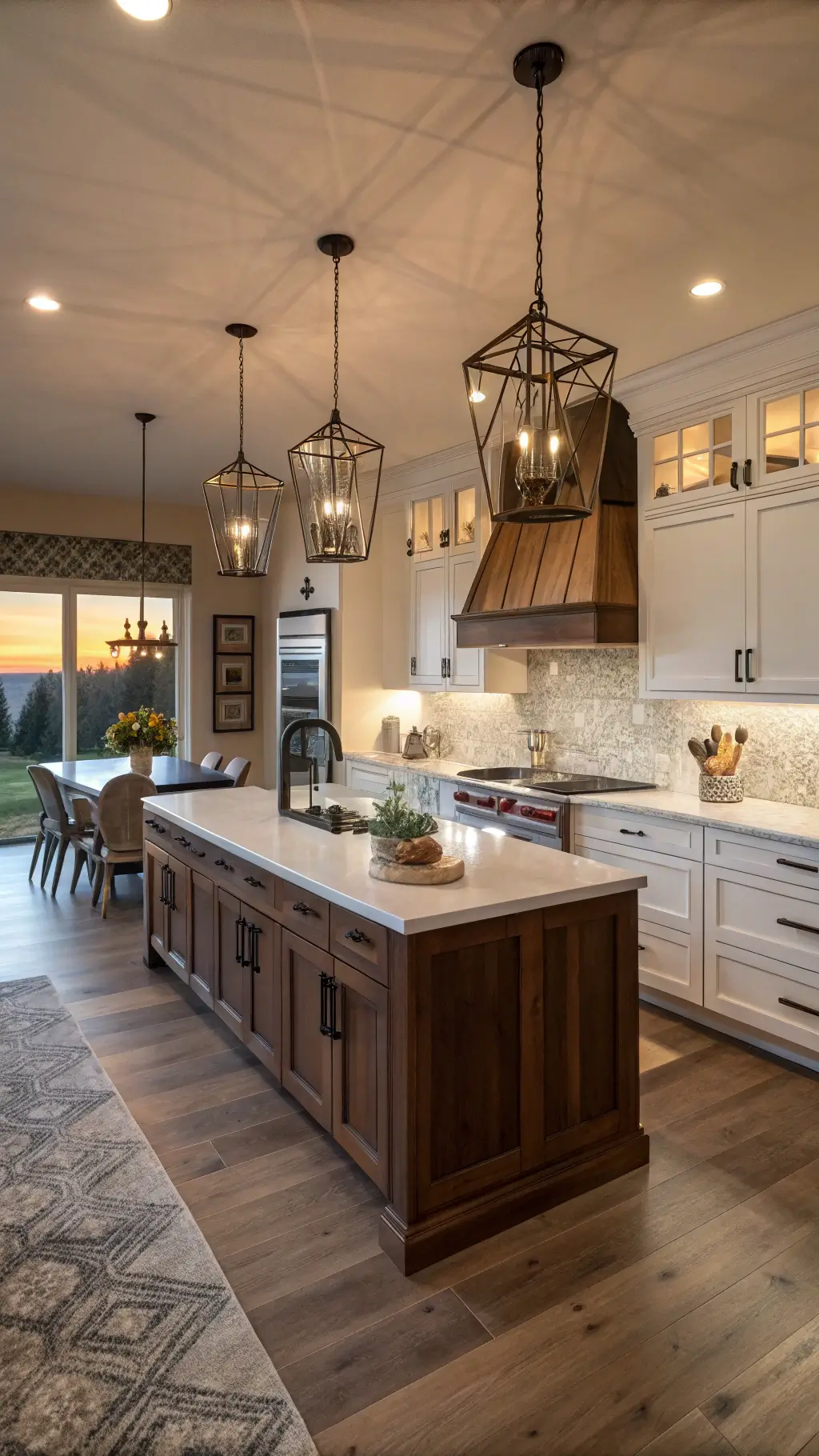 Small Kitchen with Shaker Cabinets