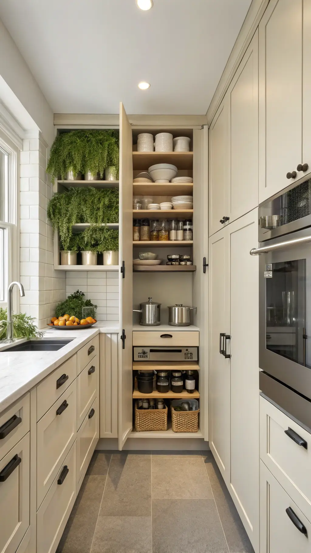 Styled Shaker Kitchen Cabinets