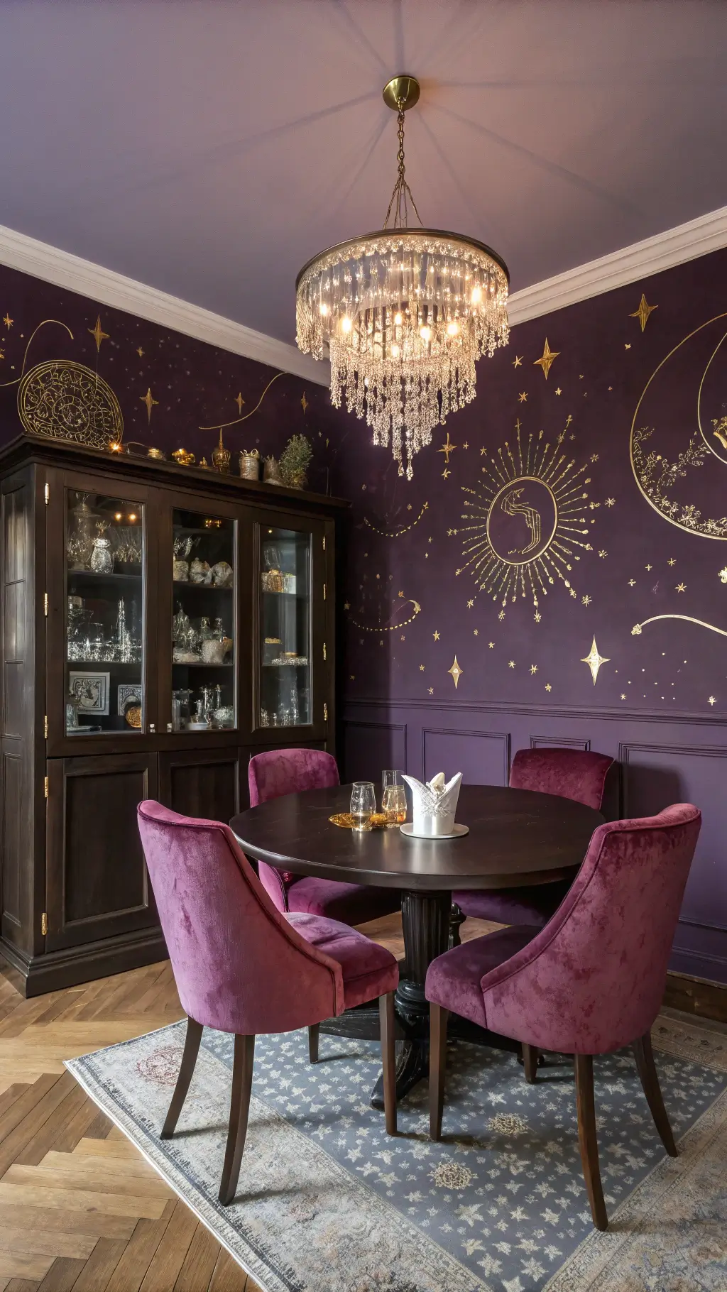 Whimsigothic lighting with chandeliers and sconces