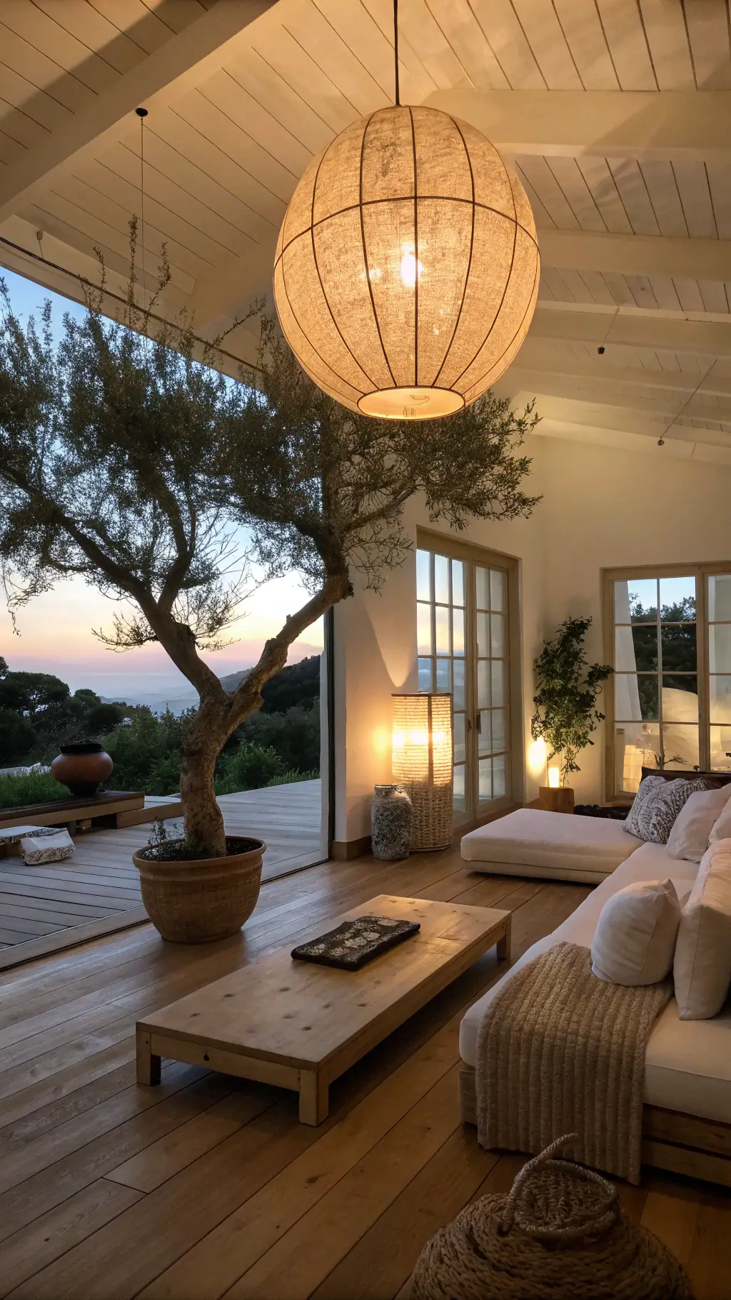 Natural Materials in Wabi Sabi Lighting