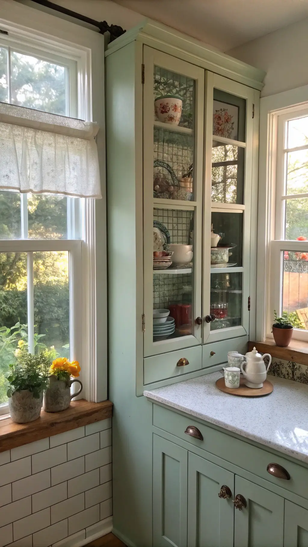 Varieties of glass cabinet doors