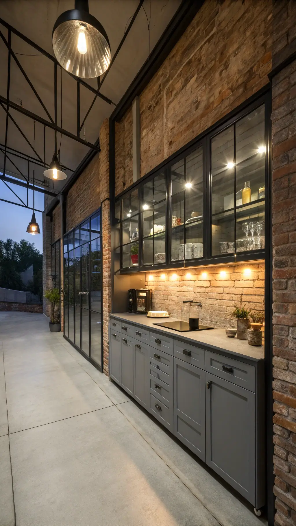 Professional glass cabinet installation