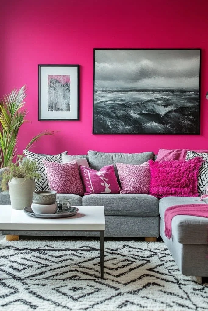Statement Pink Walls