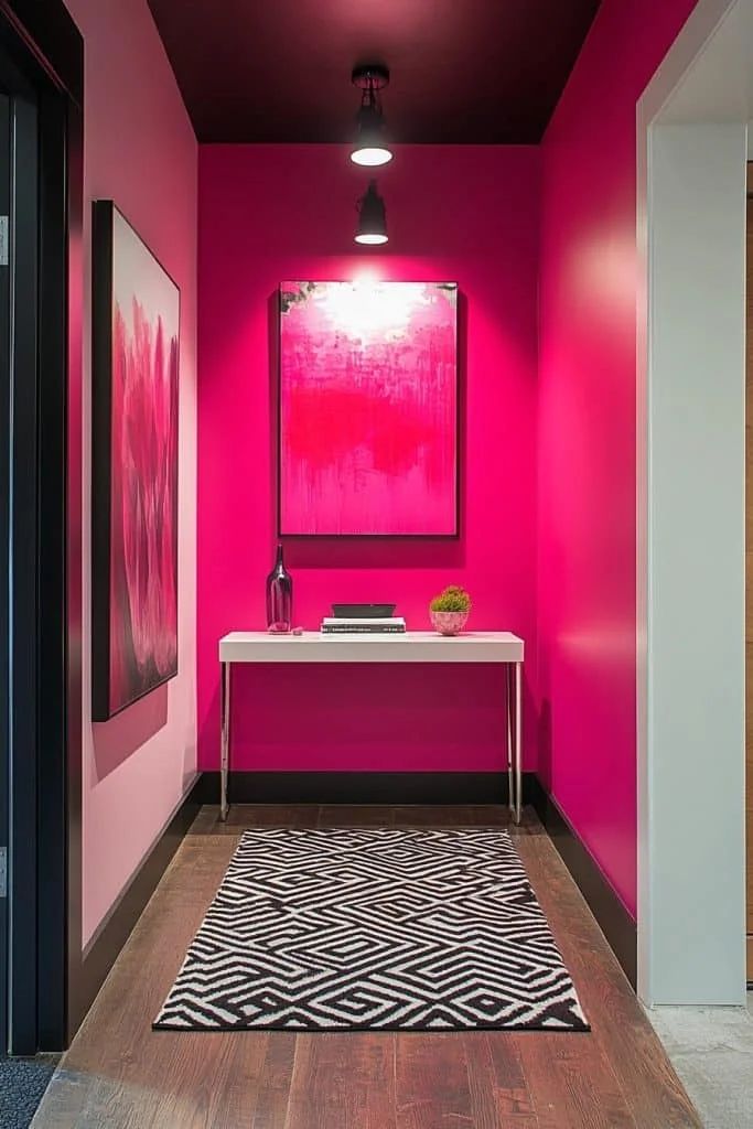 Vibrant Pink Entryways
