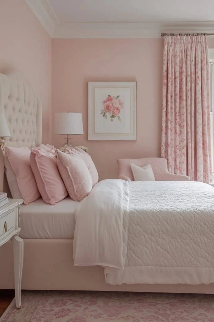 Inviting Pink Guest Bedrooms