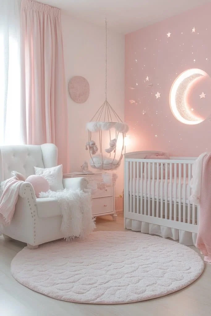 Calming Pink Nurseries