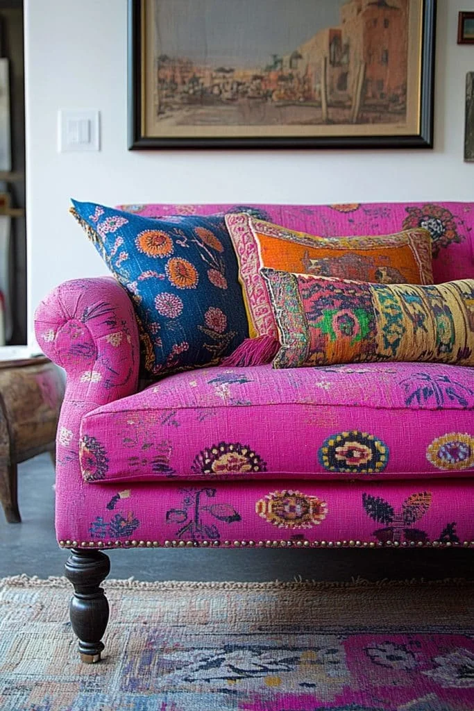 Eclectic Pink Lounges