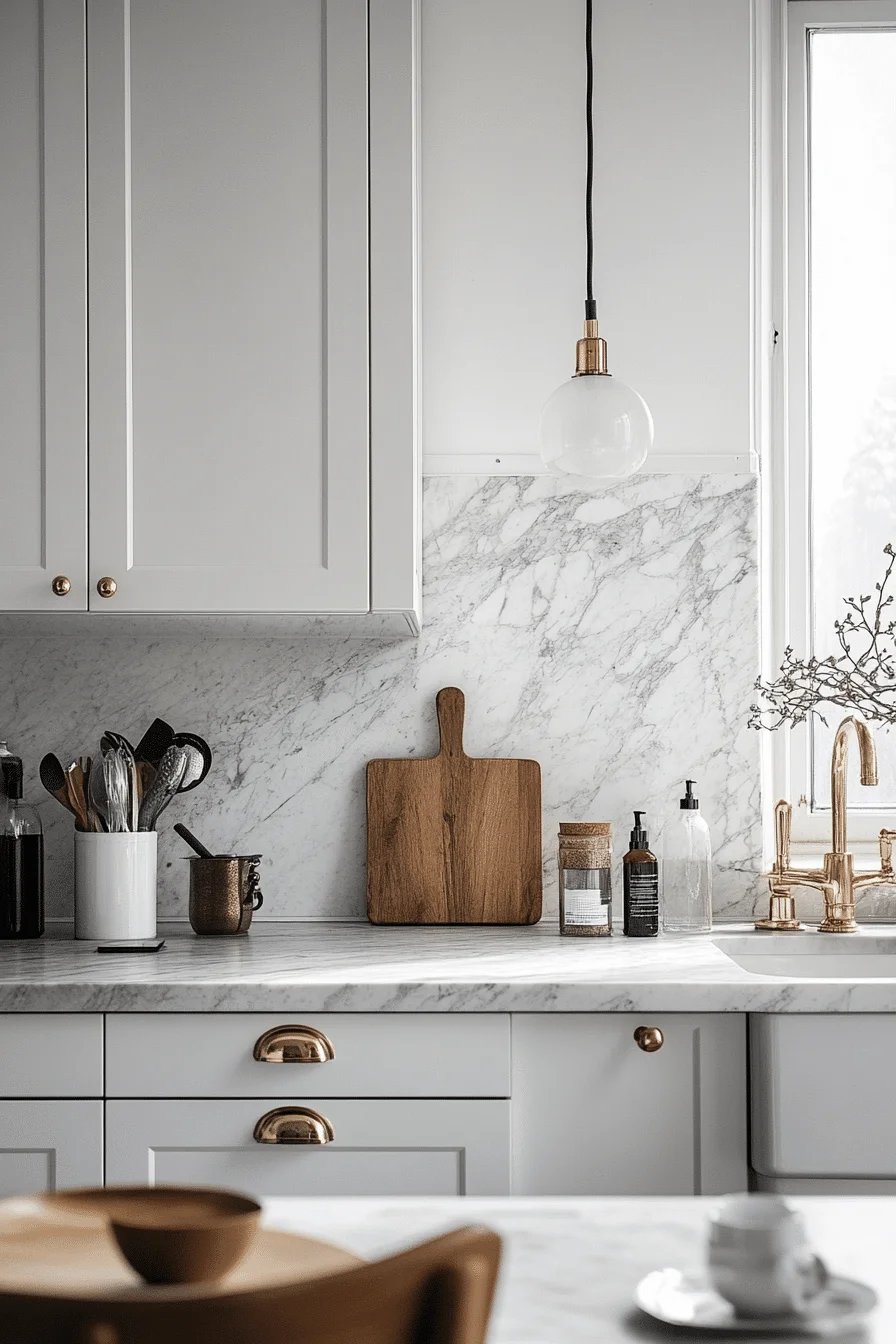 Simplified Minimalist Kitchen