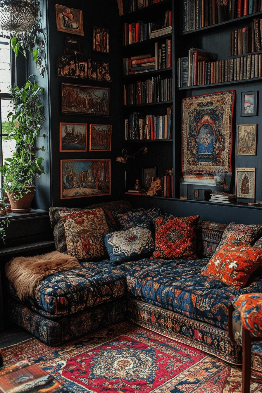 25 Dark Maximalist Decor Ideas for a Bold and Dramatic Space