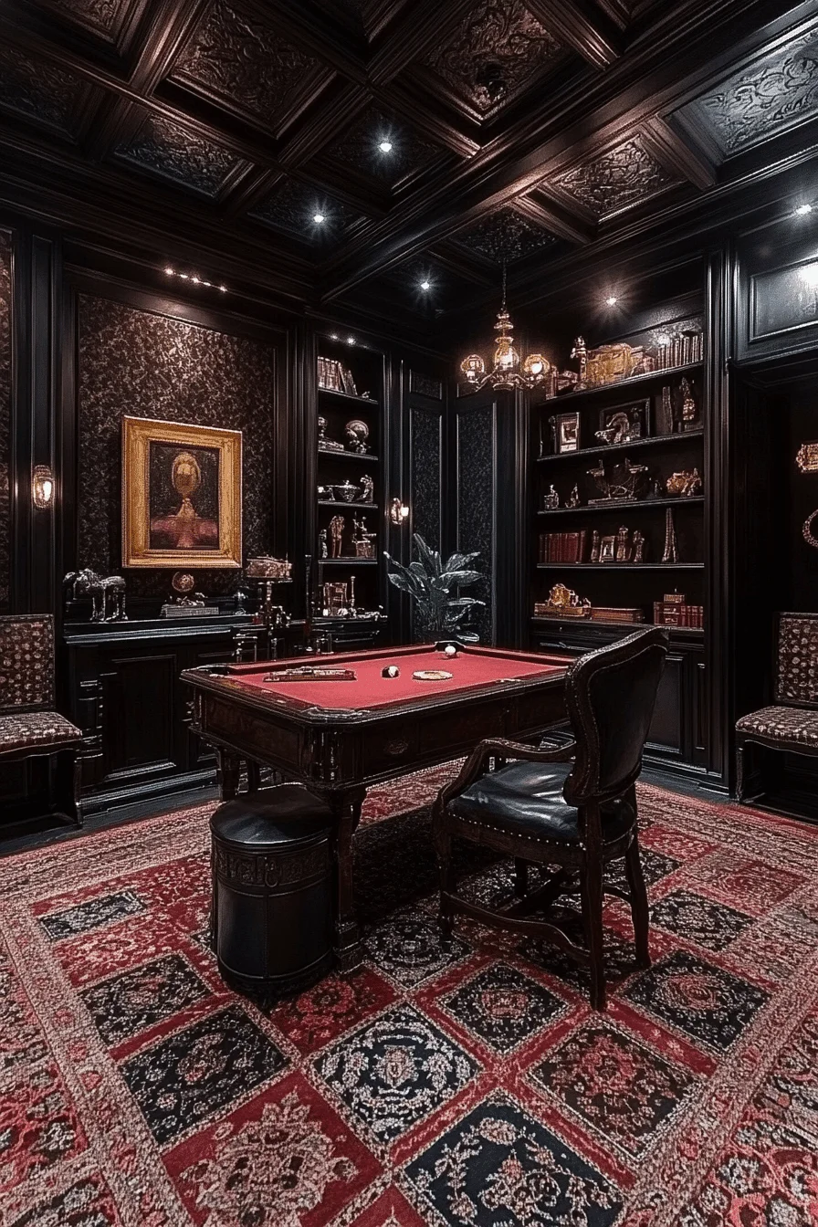 25 Dark Maximalist Decor Ideas for a Bold and Dramatic Space
