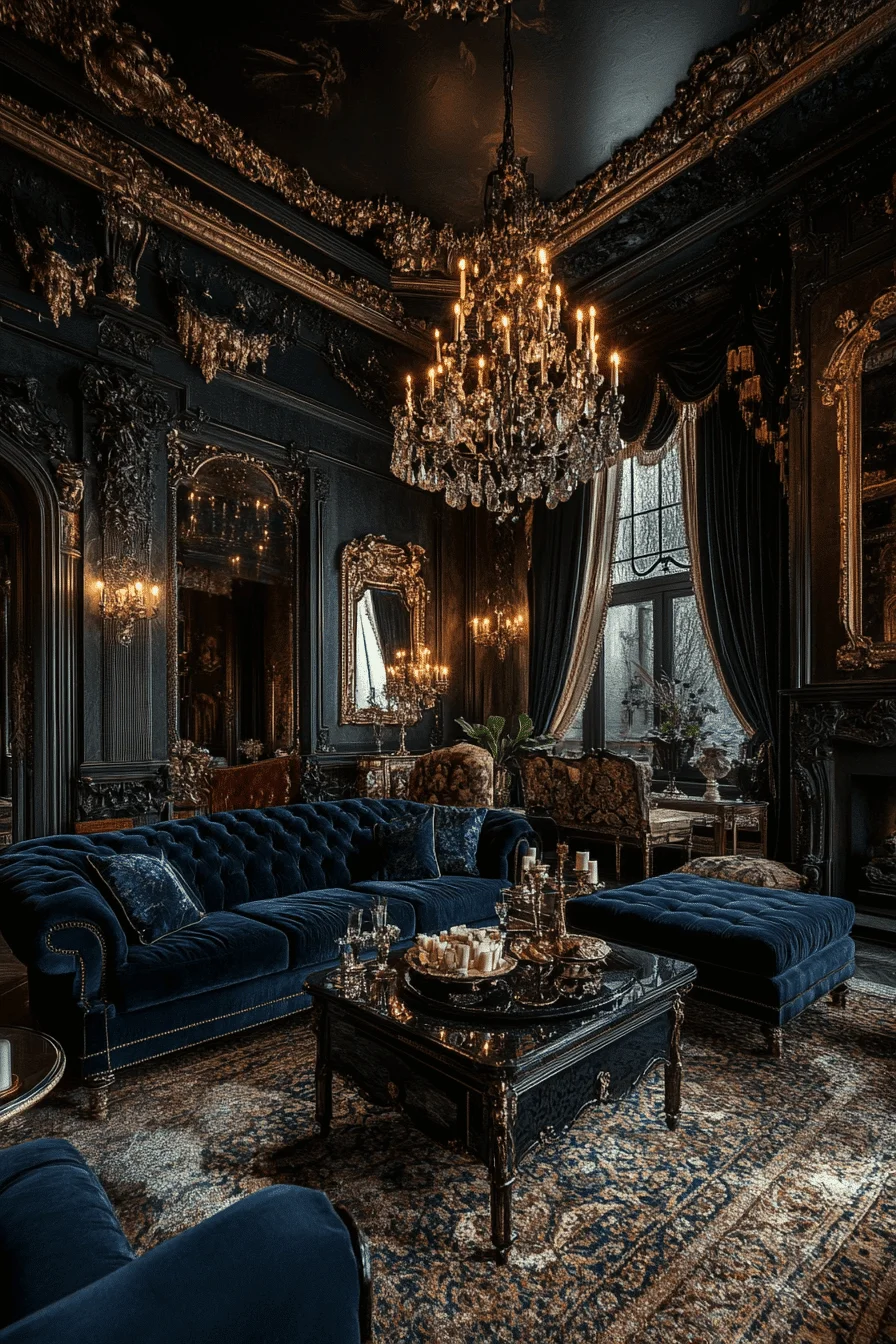 25 Dark Maximalist Decor Ideas for a Bold and Dramatic Space