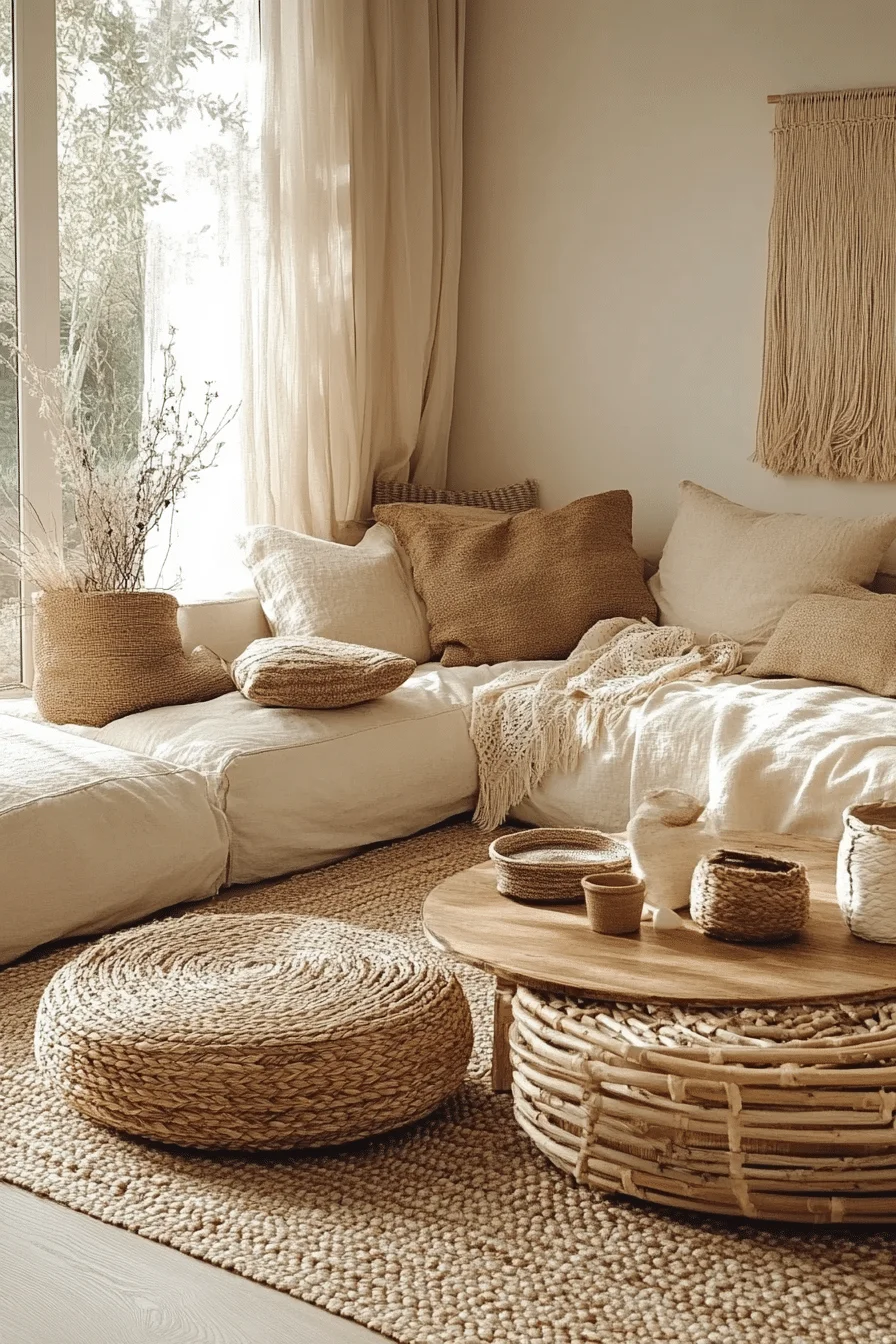 20 Scandi Boho Living Room Ideas to Blend Minimalism with Bohemian Charm