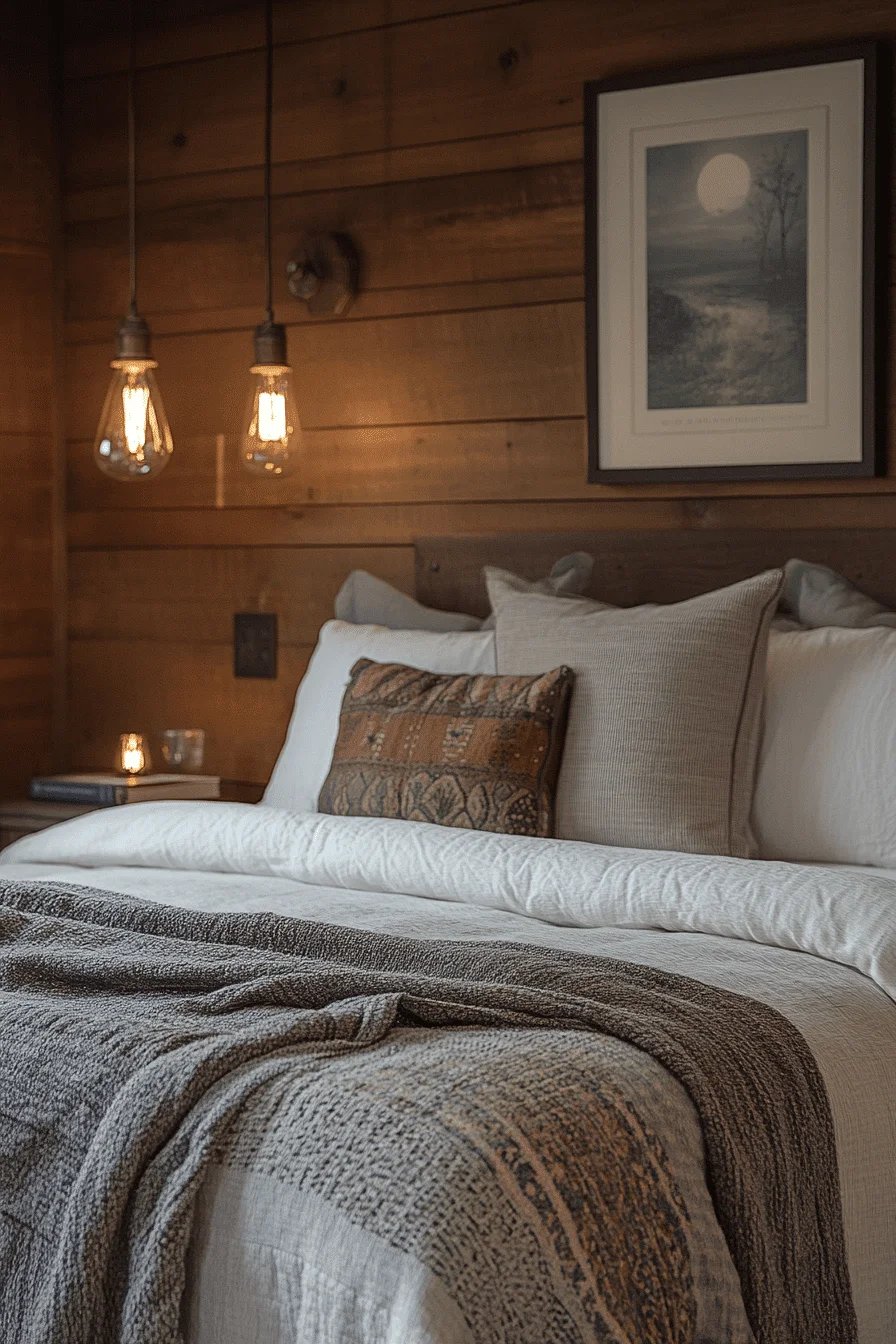 Layered Lighting in Bedroom