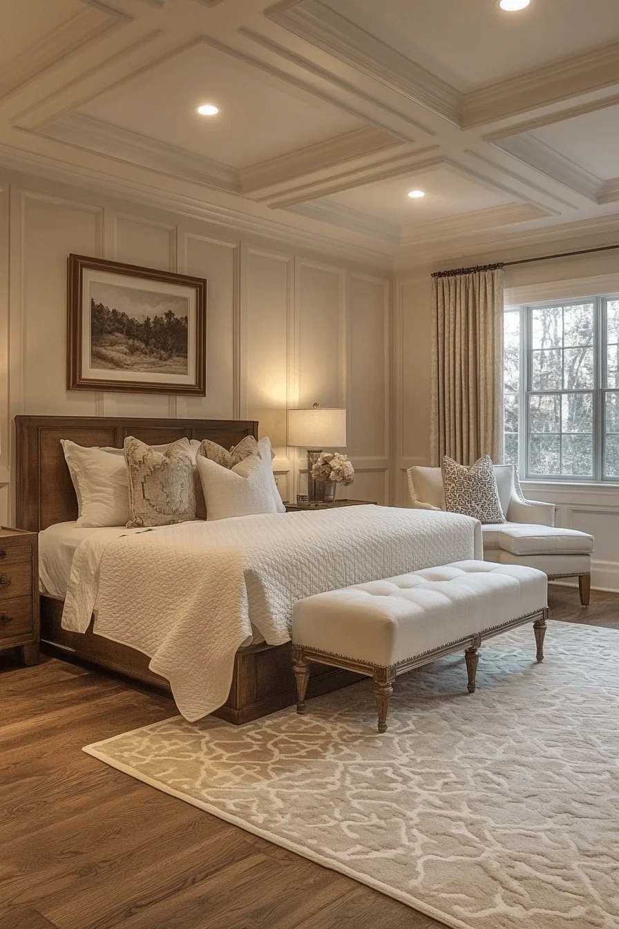 Symmetrical Bedroom Setup