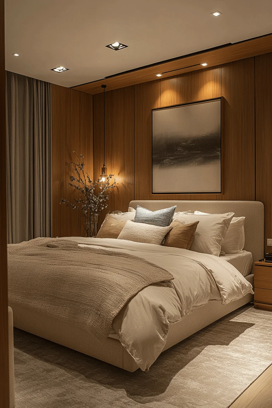 Hidden Speakers in Bedroom