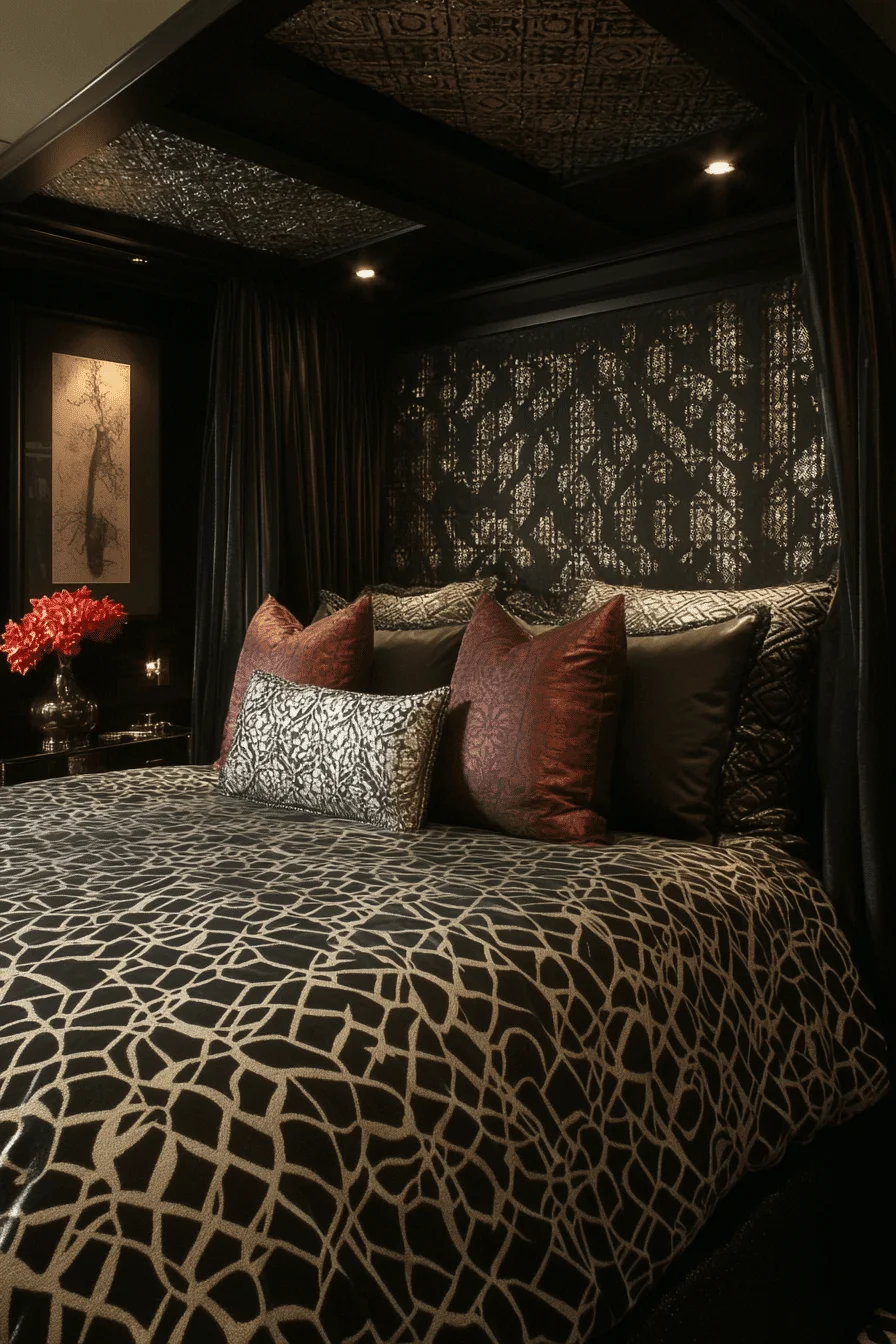 Vintage Style Canopy Bed