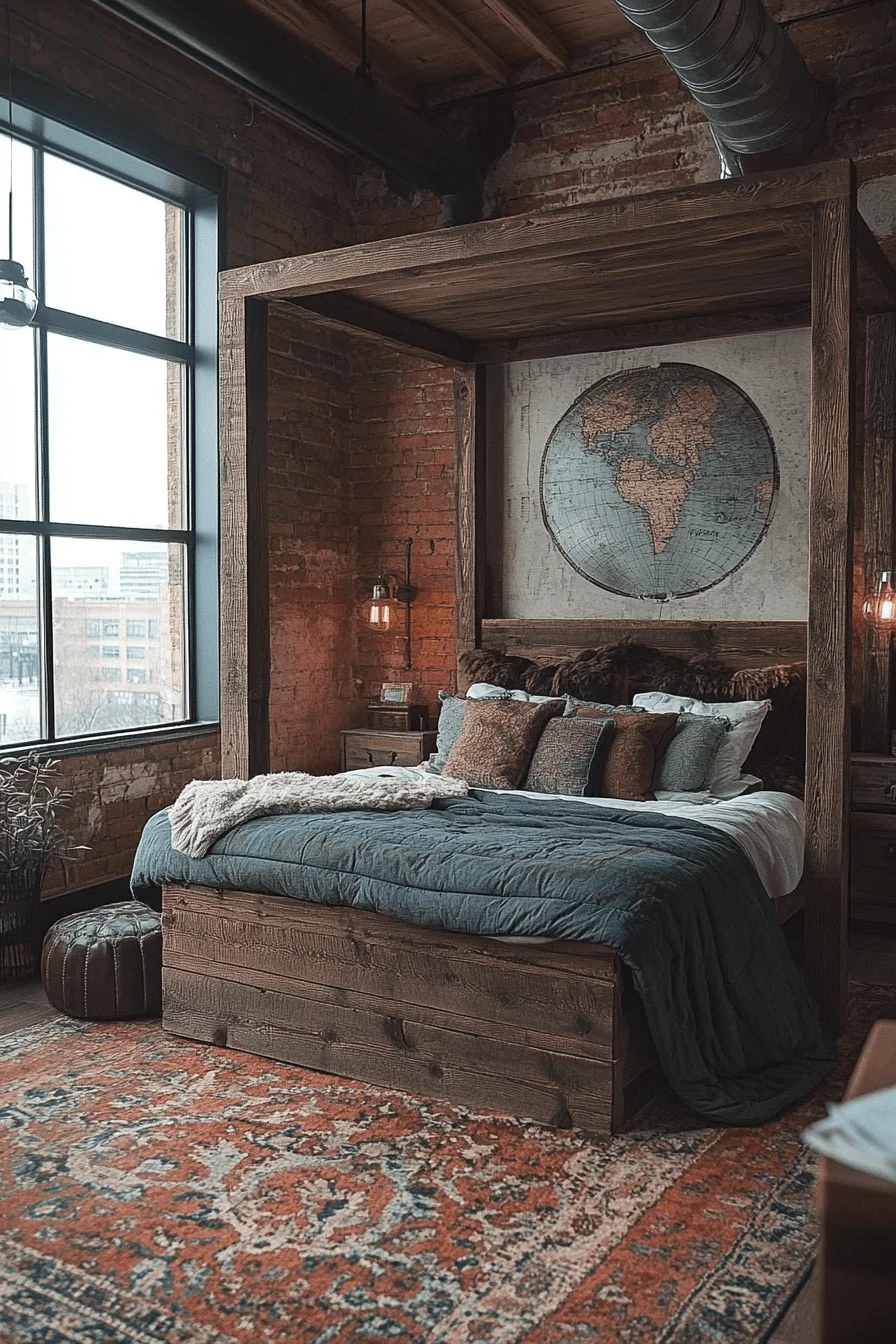 Urban Loft Canopy Bed