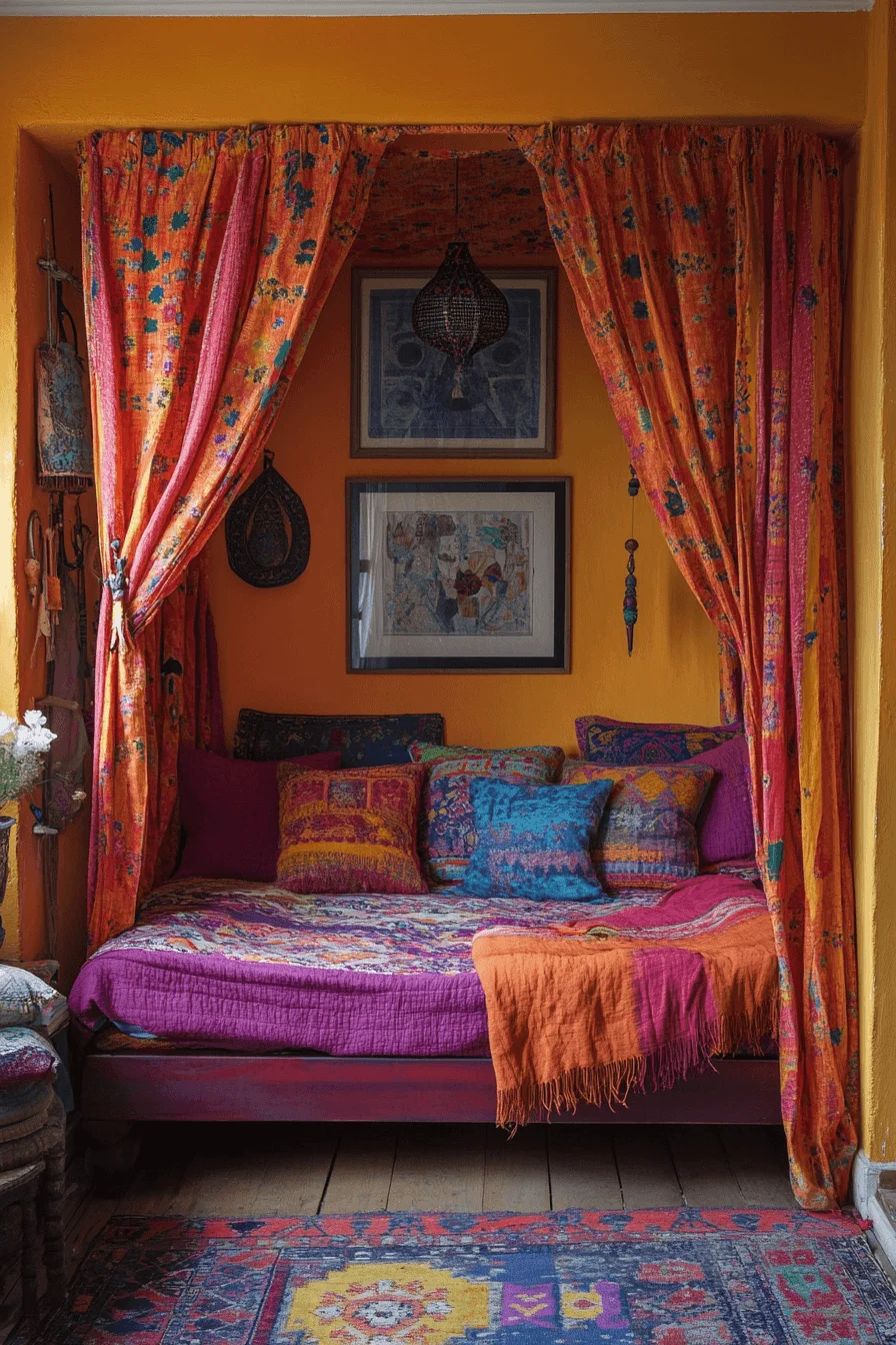 Bohemian Canopy Bed