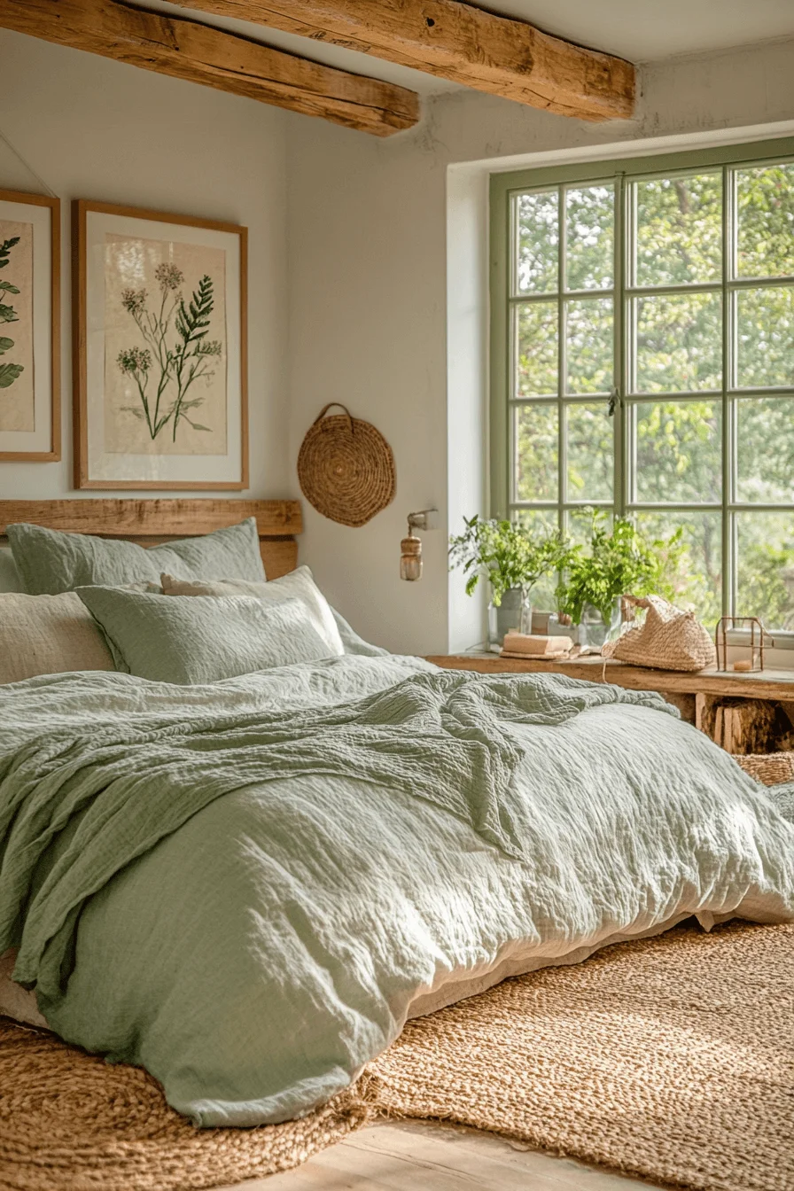 25 Sage Green Farmhouse Bedroom Ideas to Embrace the Beauty of Nature in Your Home