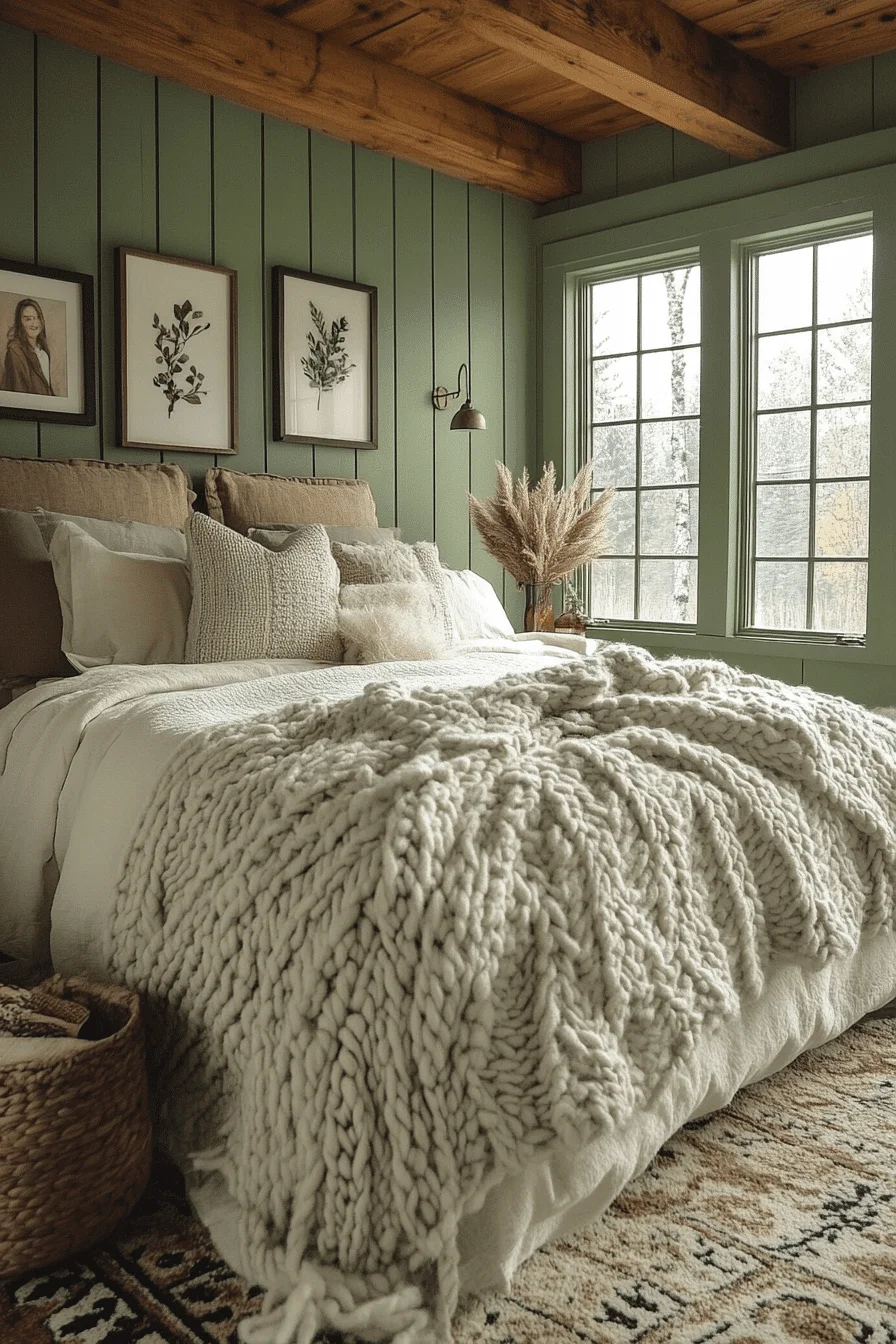 25 Sage Green Farmhouse Bedroom Ideas to Embrace the Beauty of Nature in Your Home