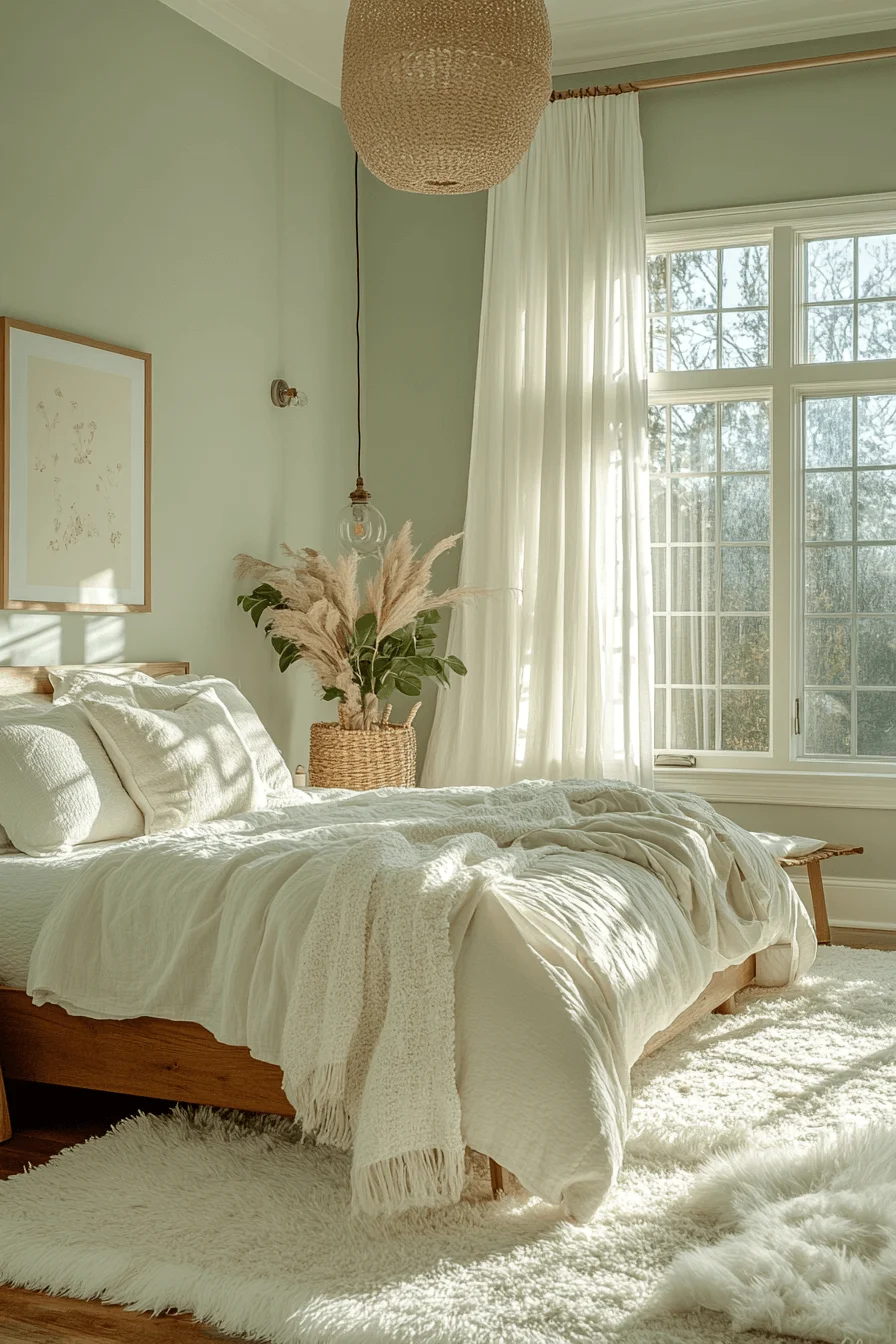 25 Sage Green Farmhouse Bedroom Ideas to Embrace the Beauty of Nature in Your Home