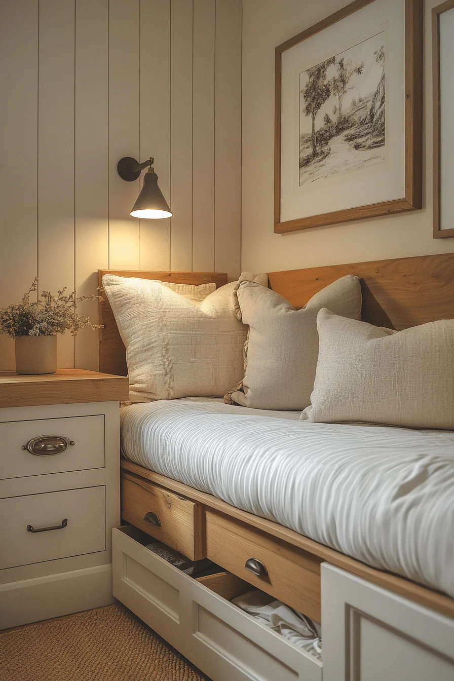 Under-Bed Storage for Small Guest Rooms