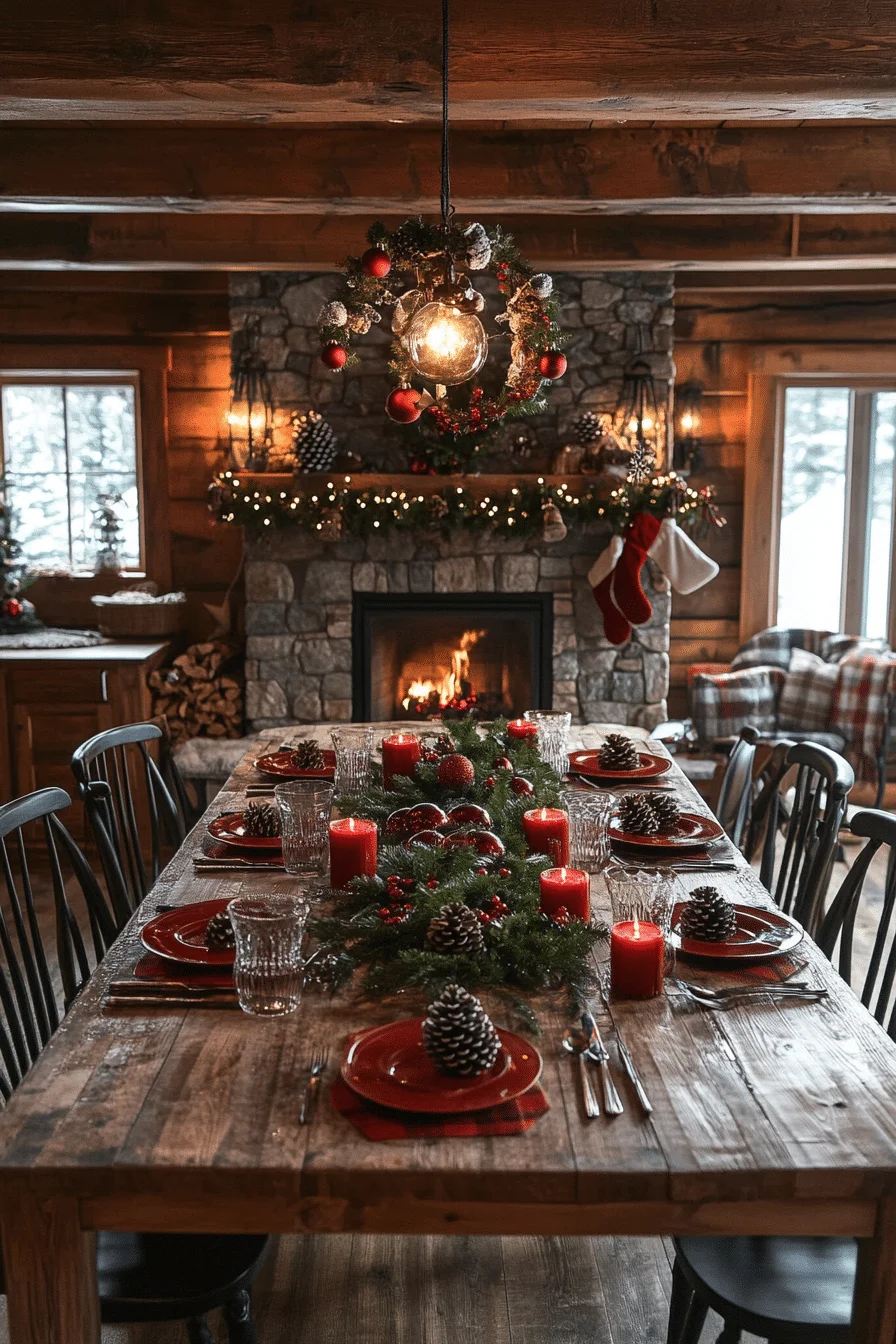 Cozy Rustic Kitchen Christmas Decor