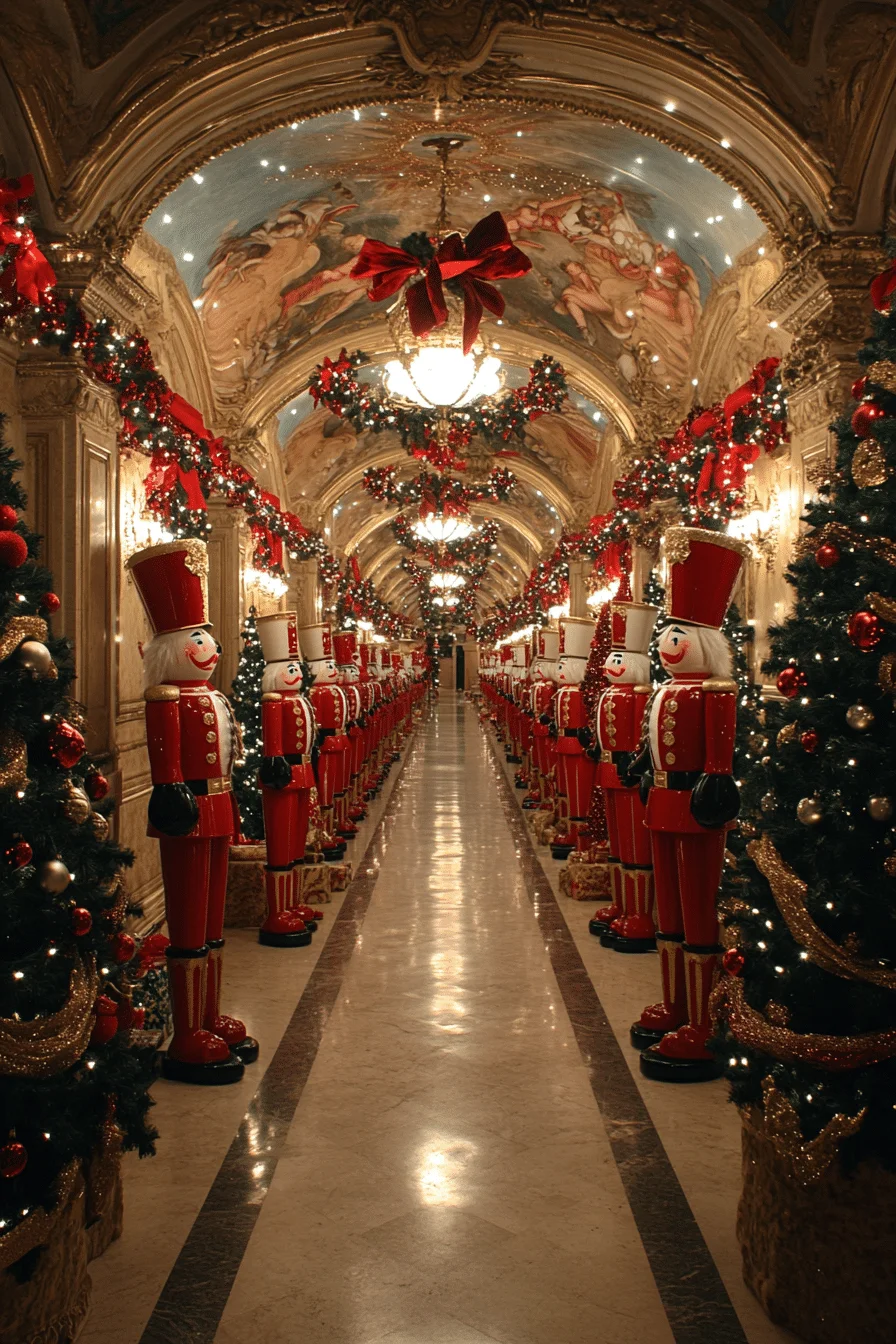 Nutcracker Hallway Christmas Decor