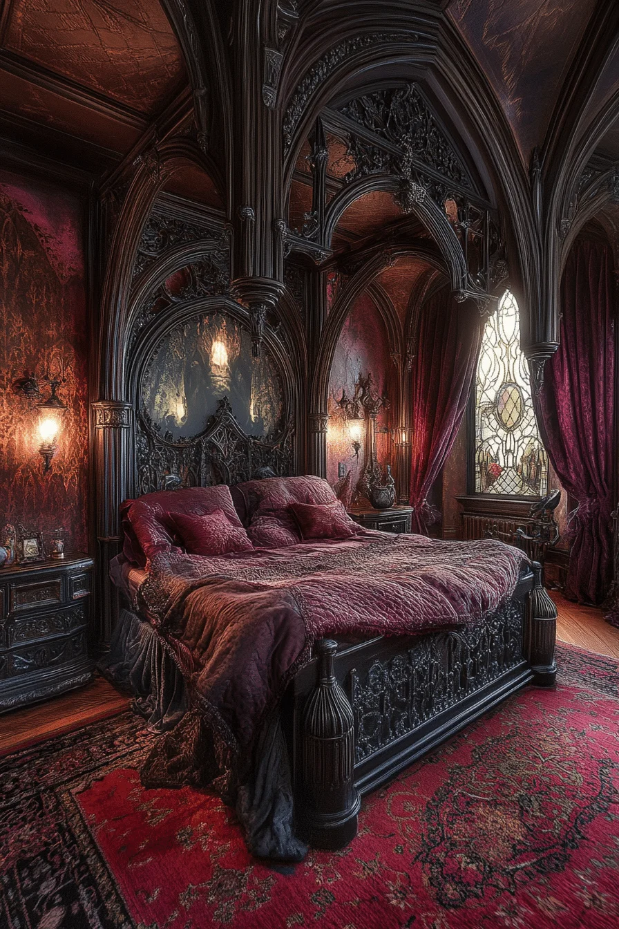 Fantasy Gothic Bedroom Fantasy Gothic Bedroom