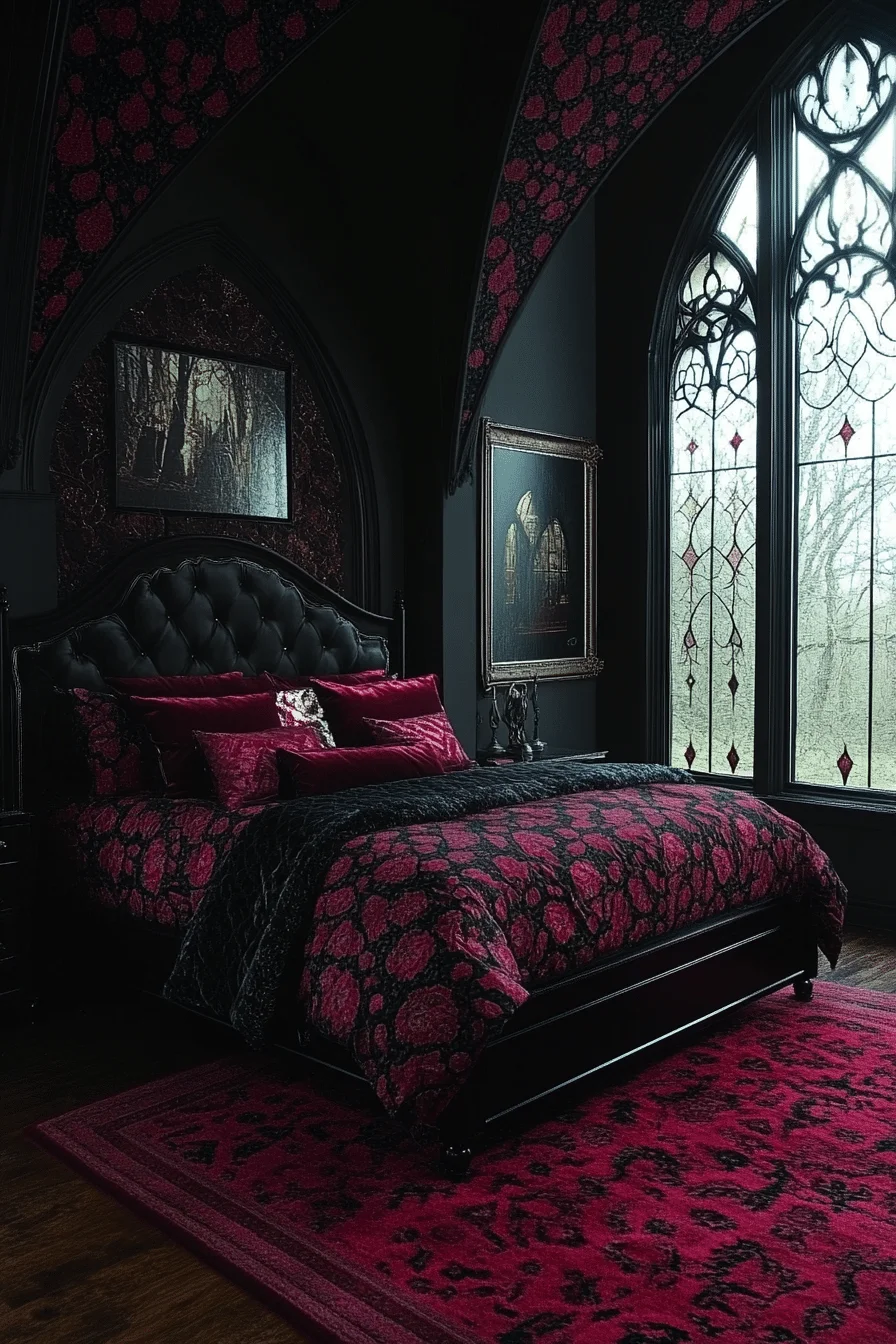 Contemporary Gothic Bedroom Contemporary Gothic Bedroom