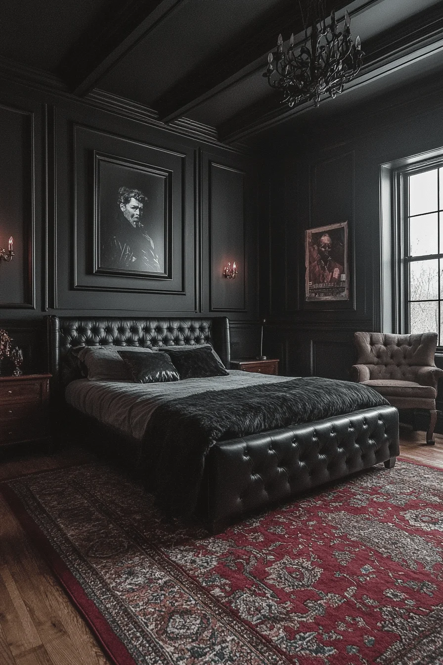 Film Noir Gothic Bedroom Film Noir Gothic Bedroom