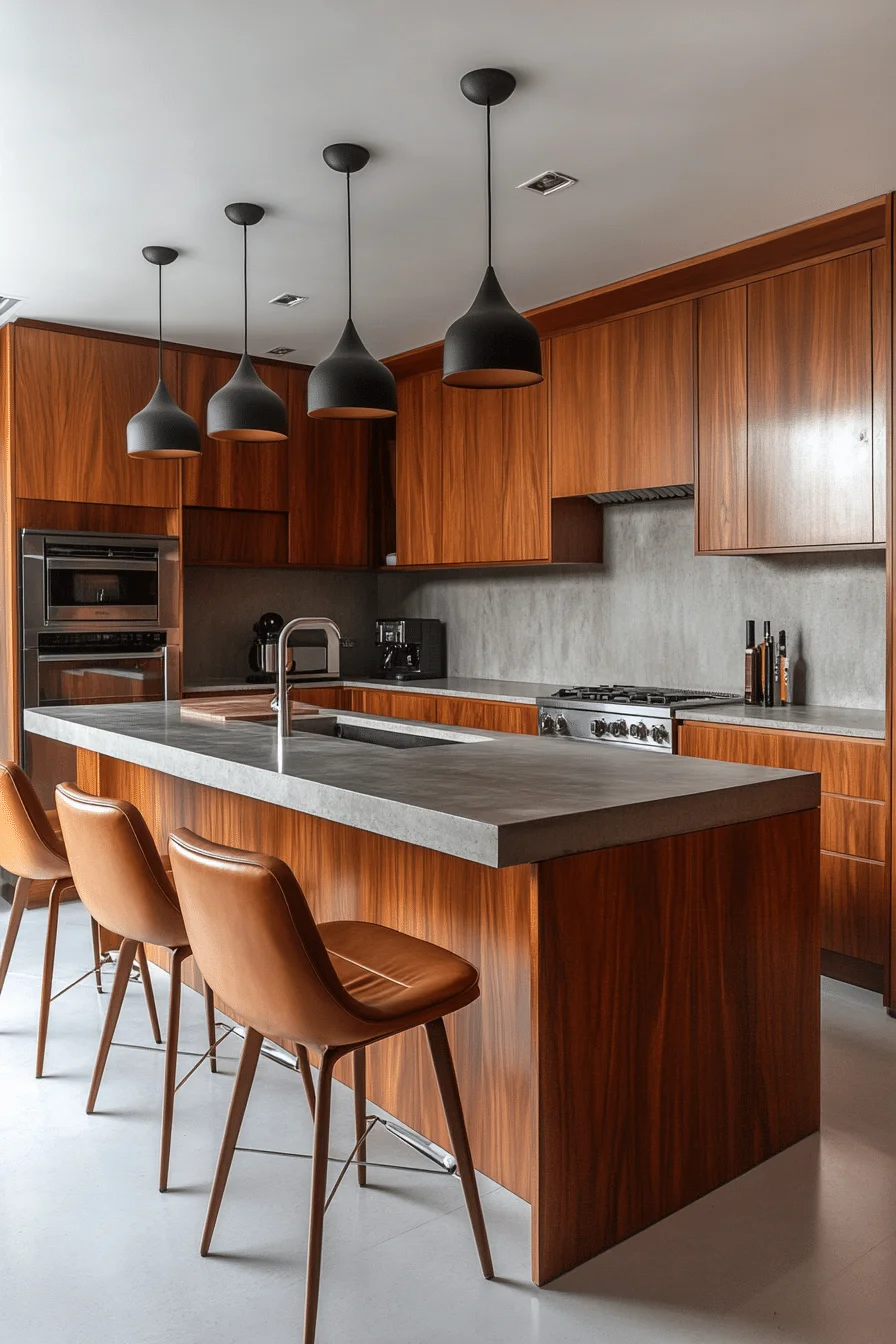 Timeless Teak Design Mid Century Modern Kitchen