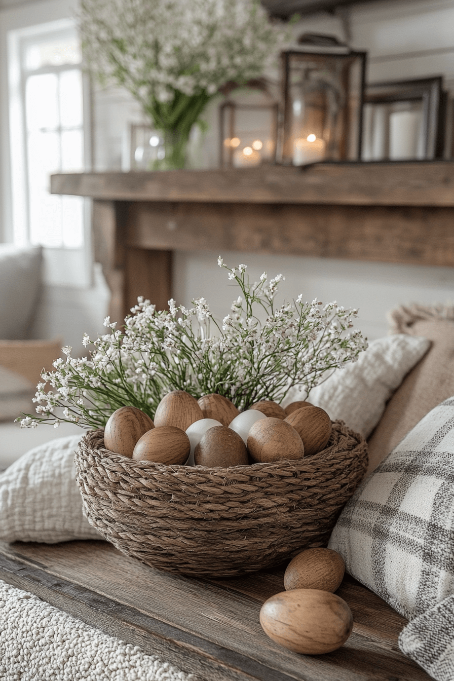 Rustic Easter Living Room Decor Rustic Easter Living Room Decor