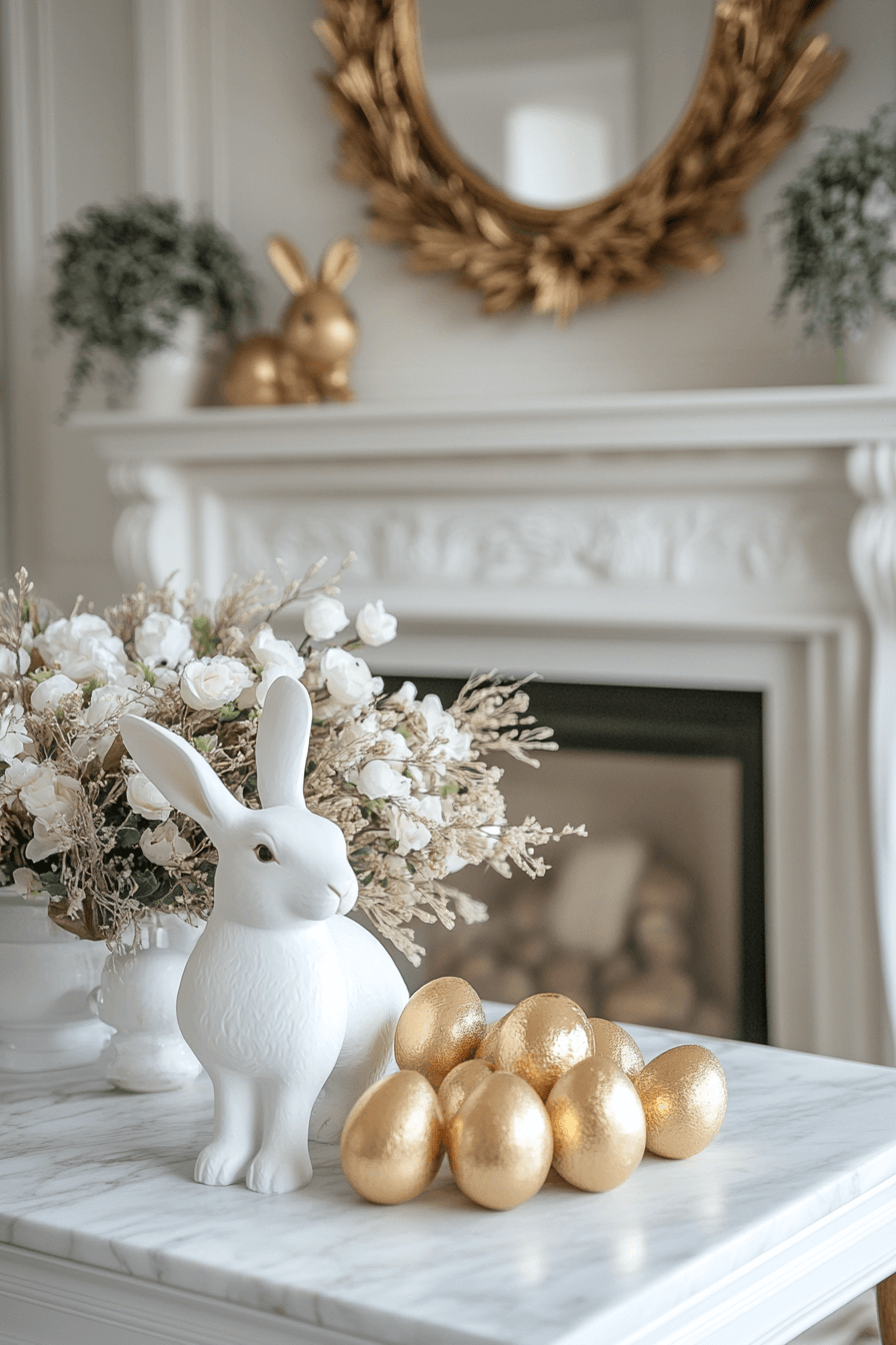 Golden Easter Decor Golden Easter Decor